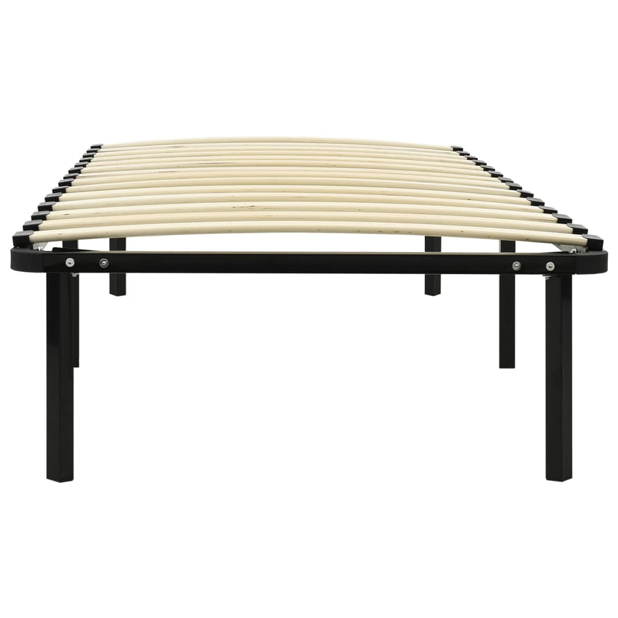Bedframe Metaal Zwart 100X200 Cm 100 x 200 cm
