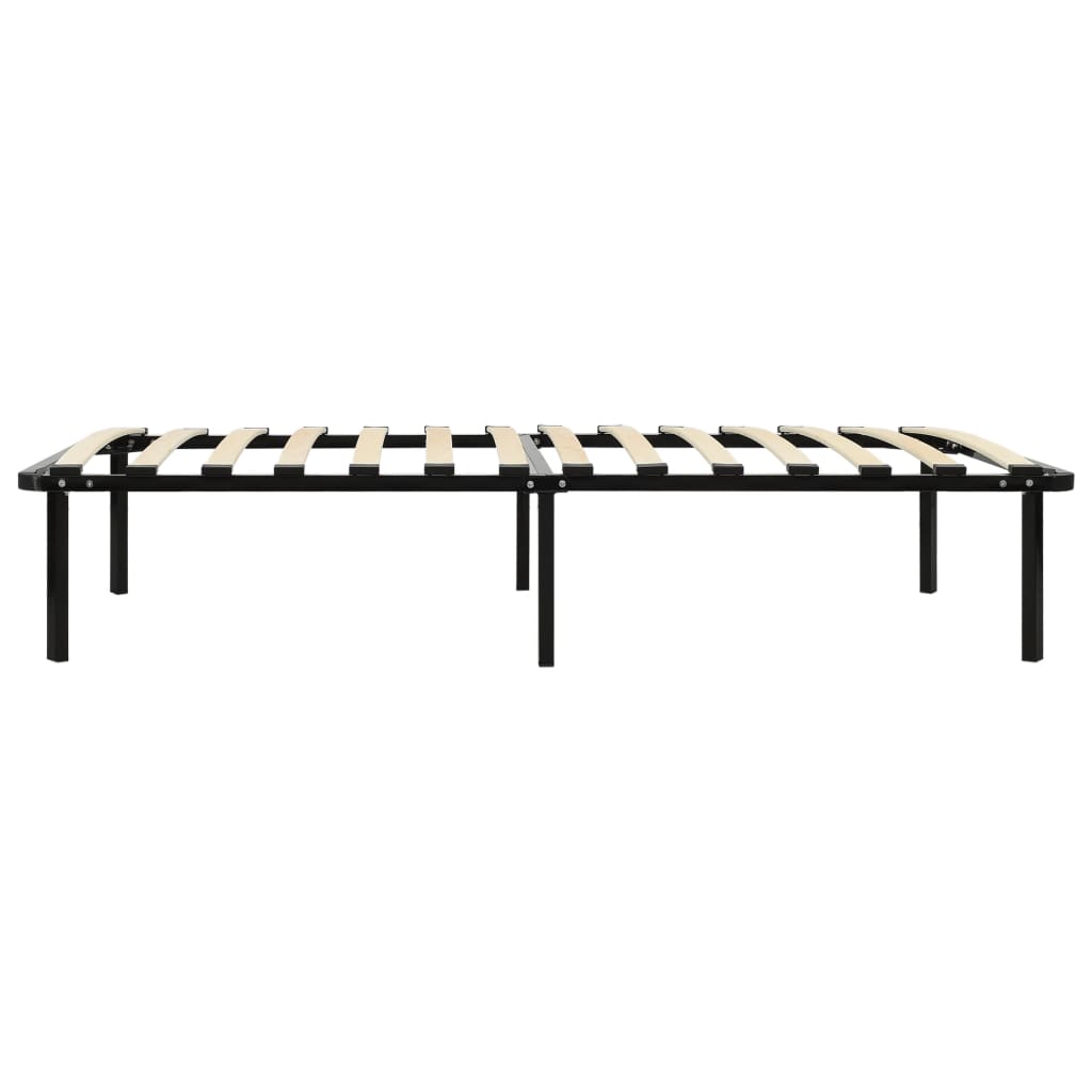 Bedframe Metaal Zwart 100X200 Cm 100 x 200 cm