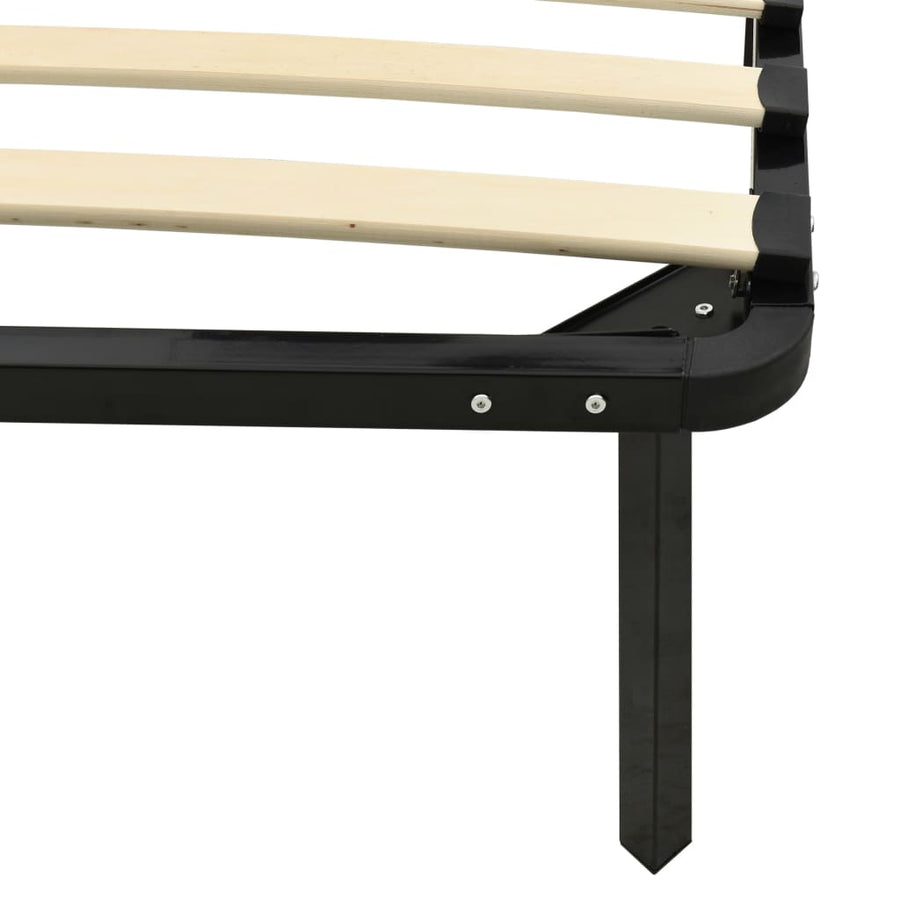 Bedframe Metaal Zwart 120 x 200 cm