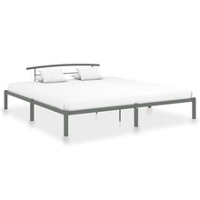 Bedframe Metaal 200 x 200 cm Grijs