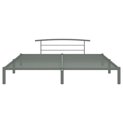 Bedframe Metaal 200 x 200 cm Grijs