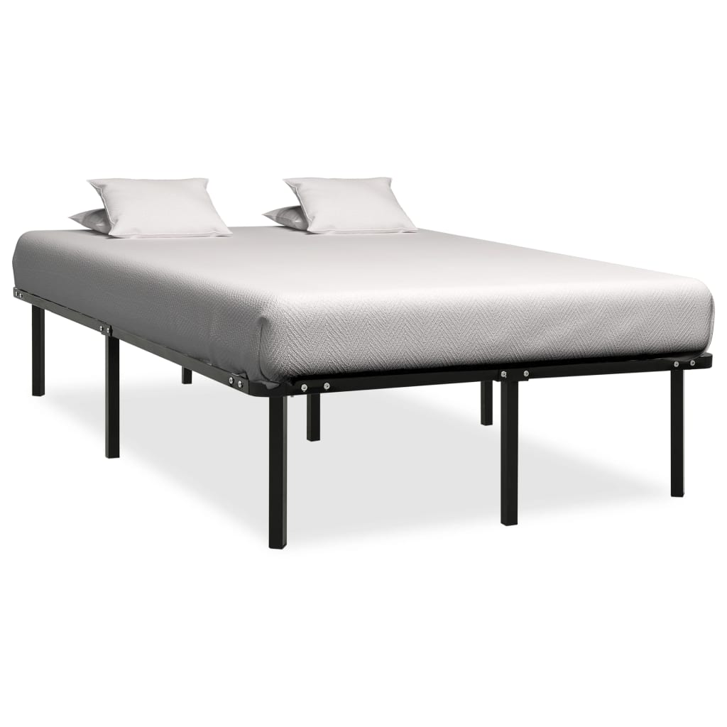 Bedframe Metaal Zwart 200 x 200 cm