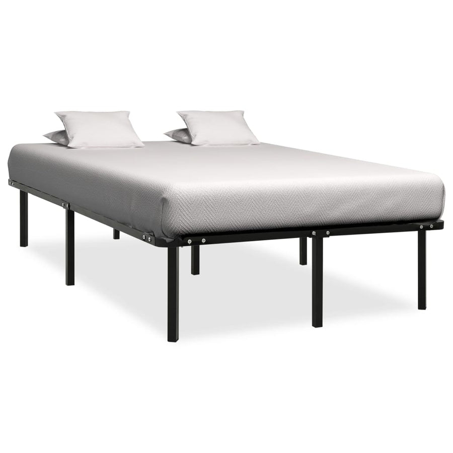 Bedframe Metaal Zwart 200 x 200 cm