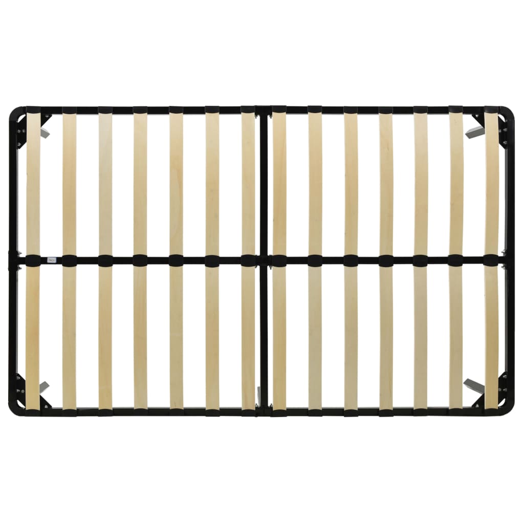 Bedframe Metaal Zwart 200 x 200 cm