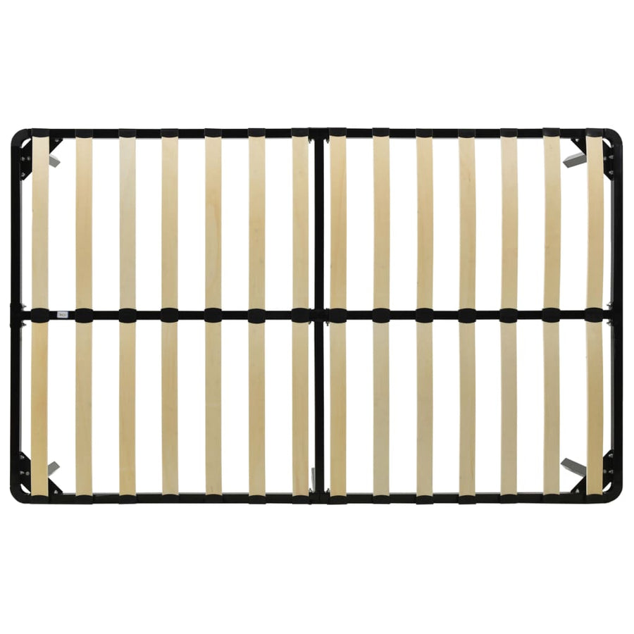 Bedframe Metaal Zwart 200 x 200 cm