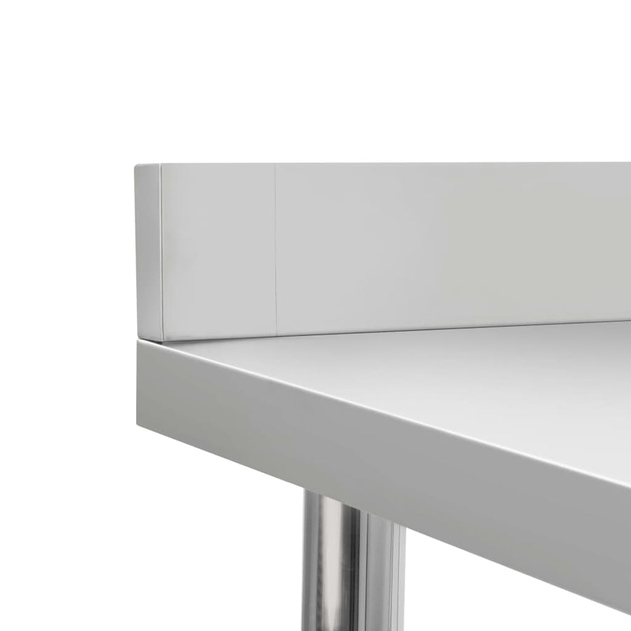Keukenwerktafel Met Bovenschap 120X60X150 Cm Roestvrij Staal