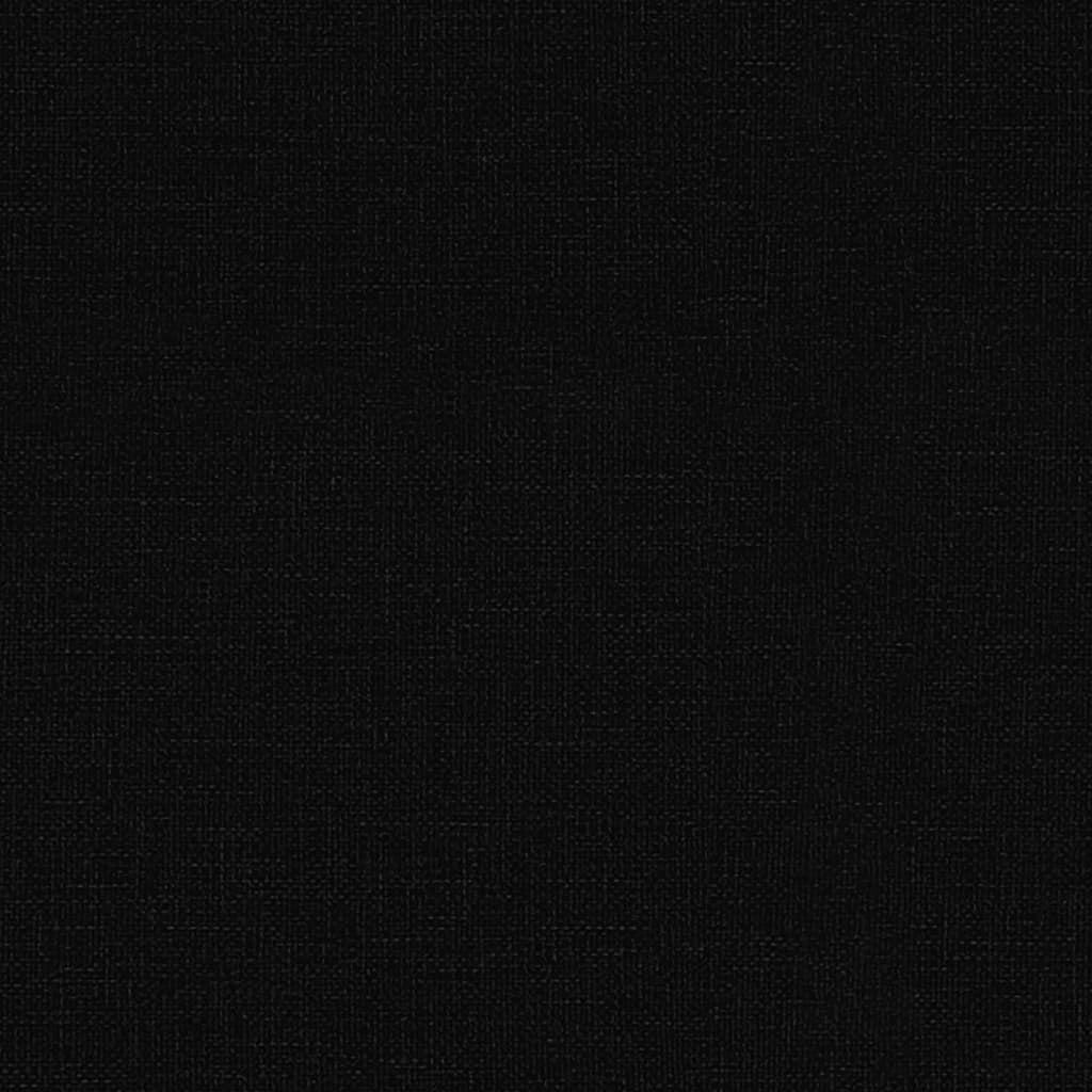 Fauteuil Verstelbaar Stof Zwart 1