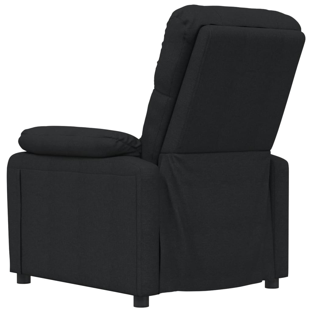 Massagestoel stof zwart