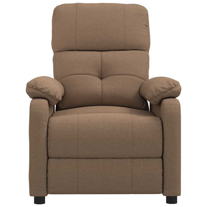 Massagestoel stof bruin