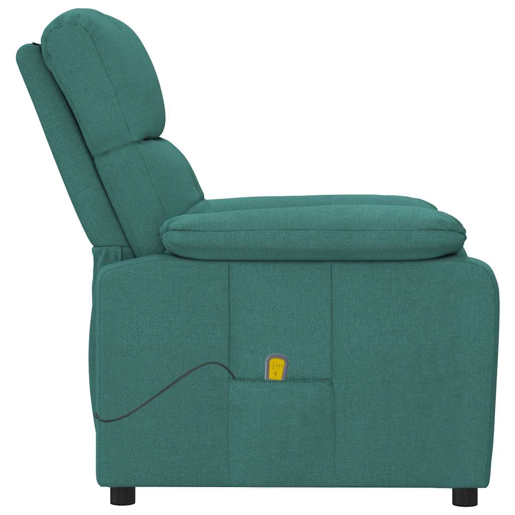 Massagestoel stof donkergroen