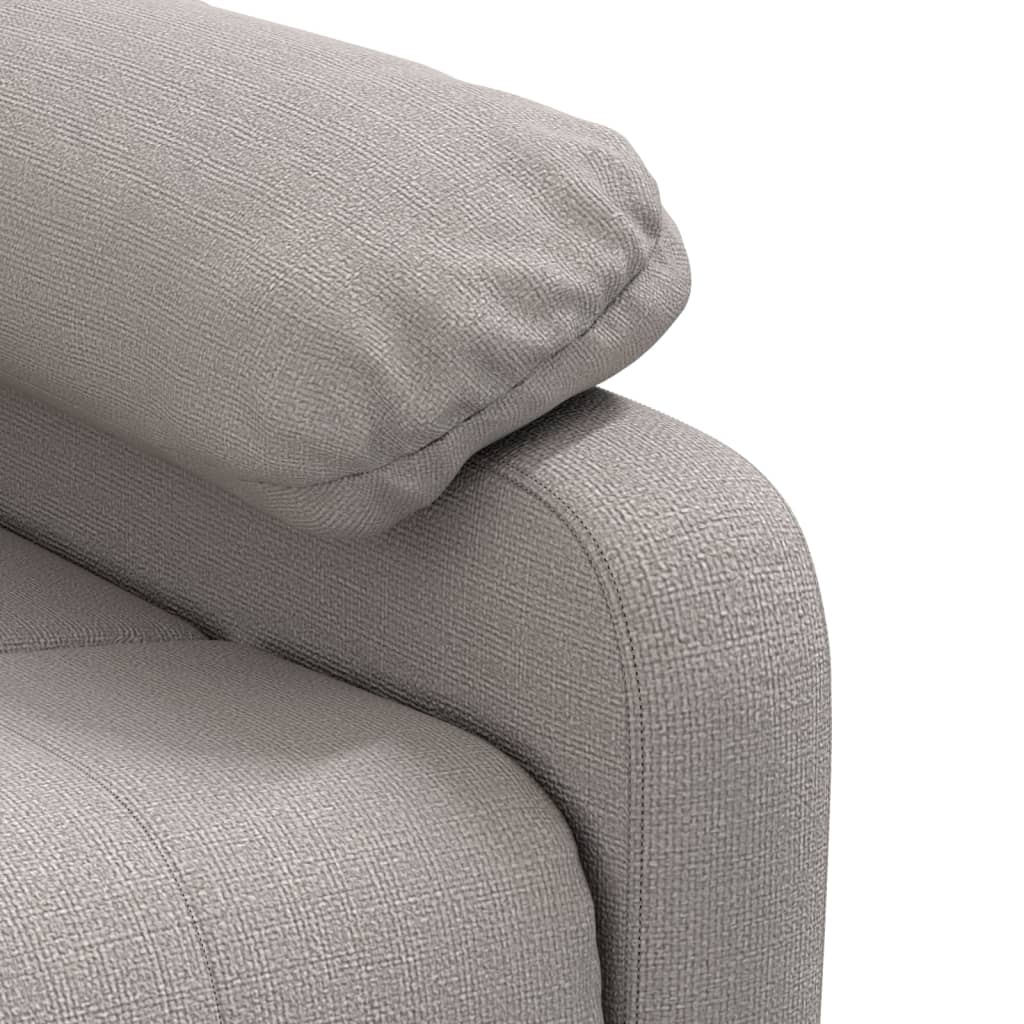 Massagestoel stof taupe