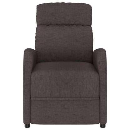 Massagestoel stof donkerbruin