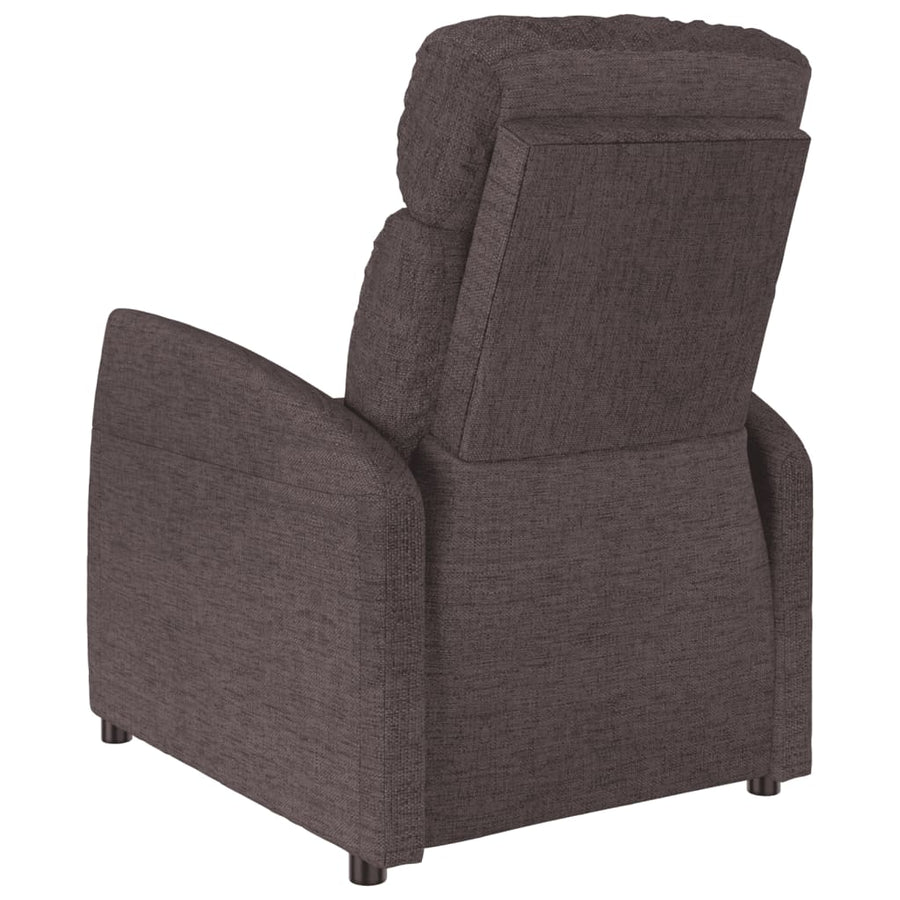 Massagestoel stof donkerbruin