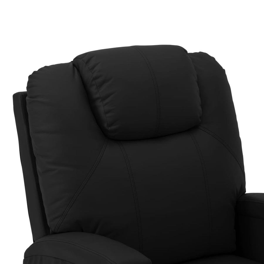 Sta-Op-Massagestoel Kunstleer Zwart
