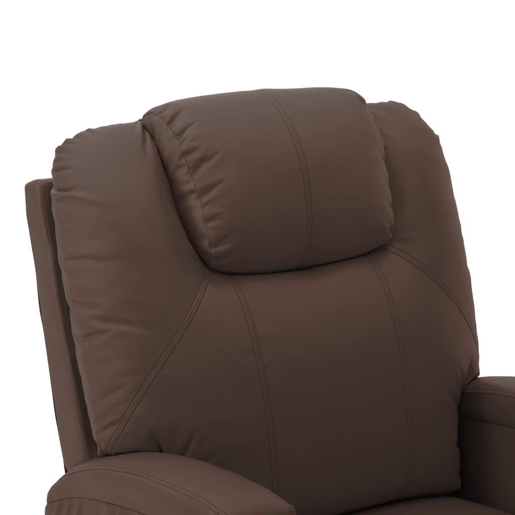 Sta-Op-Massagestoel Kunstleer Bruin