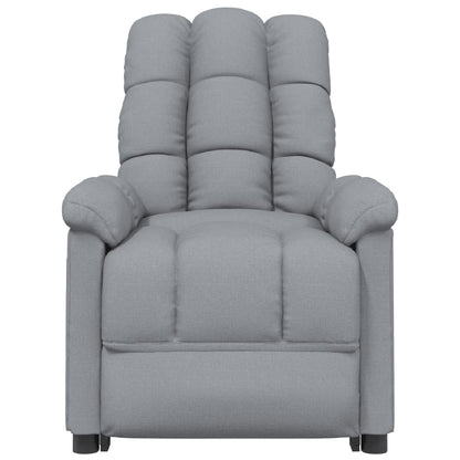Fauteuil Verstelbaar Stof Lichtgrijs 1
