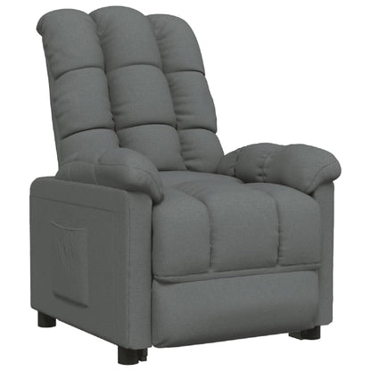 Fauteuil Verstelbaar Stof Donkergrijs 1