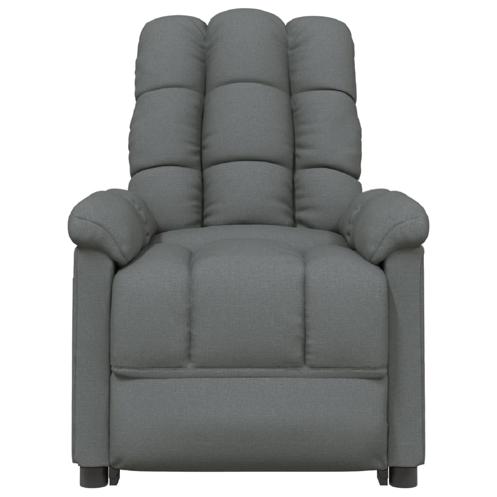 Fauteuil Verstelbaar Stof Donkergrijs 1