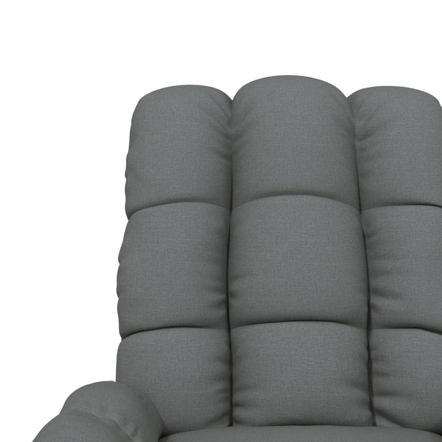 Fauteuil Verstelbaar Stof Donkergrijs 1