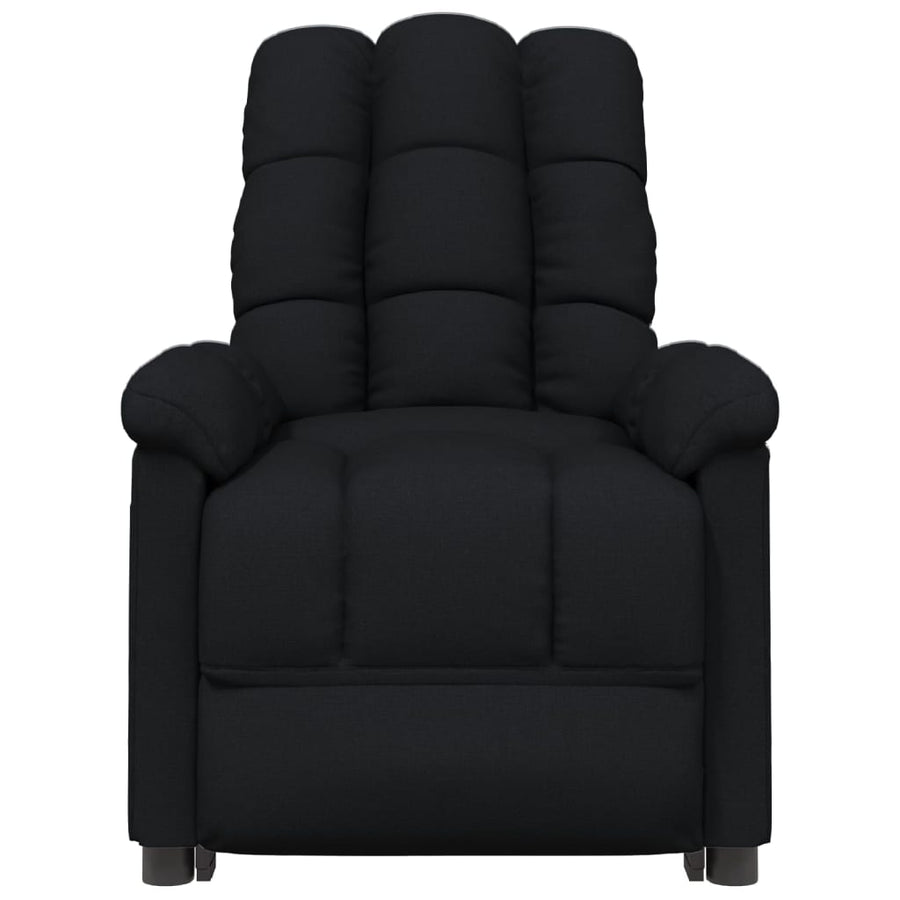 Fauteuil Verstelbaar Stof Zwart