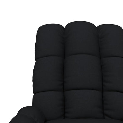Fauteuil Verstelbaar Stof Zwart