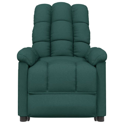 Fauteuil verstelbaar stof donkergroen