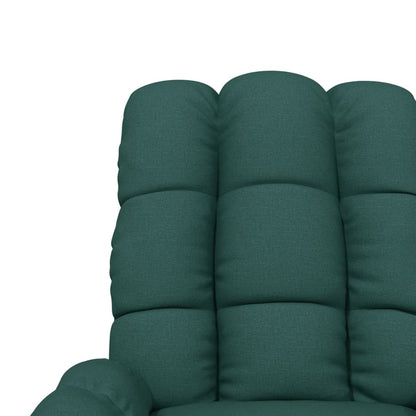 Fauteuil verstelbaar stof donkergroen