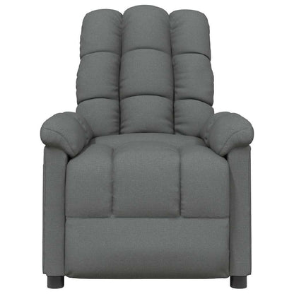 Massagestoel stof donkergrijs