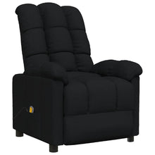 Massagestoel stof zwart