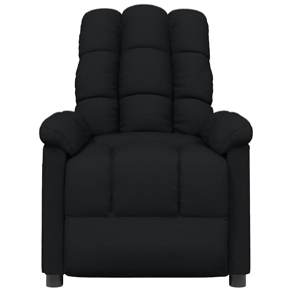 Massagestoel stof zwart