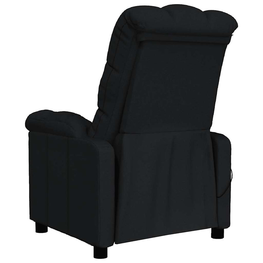 Massagestoel stof zwart