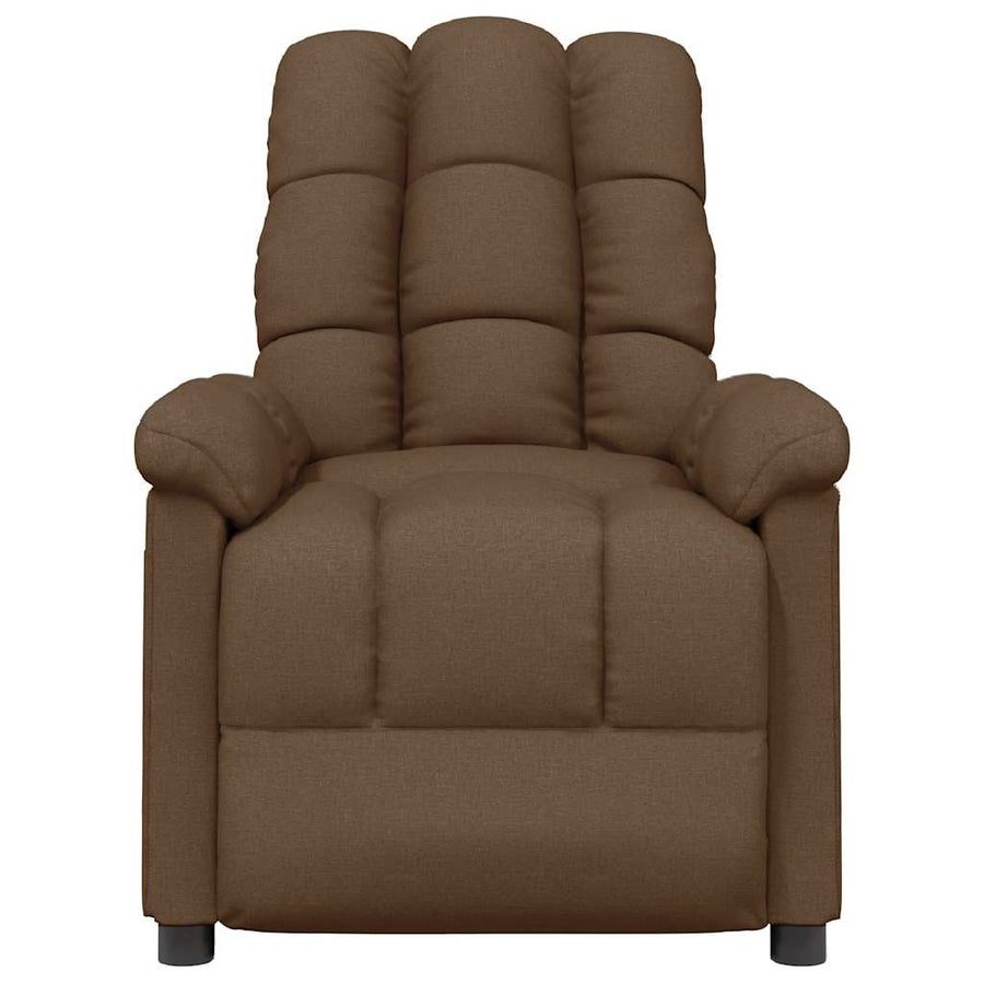 Massagestoel stof bruin