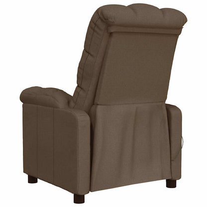 Massagestoel stof bruin