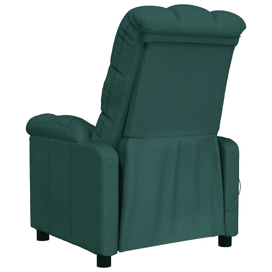 Massagestoel stof donkergroen