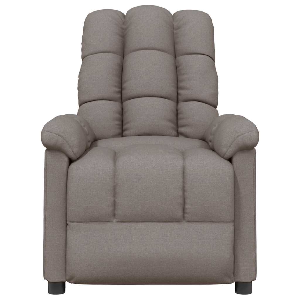 Massagestoel stof taupe