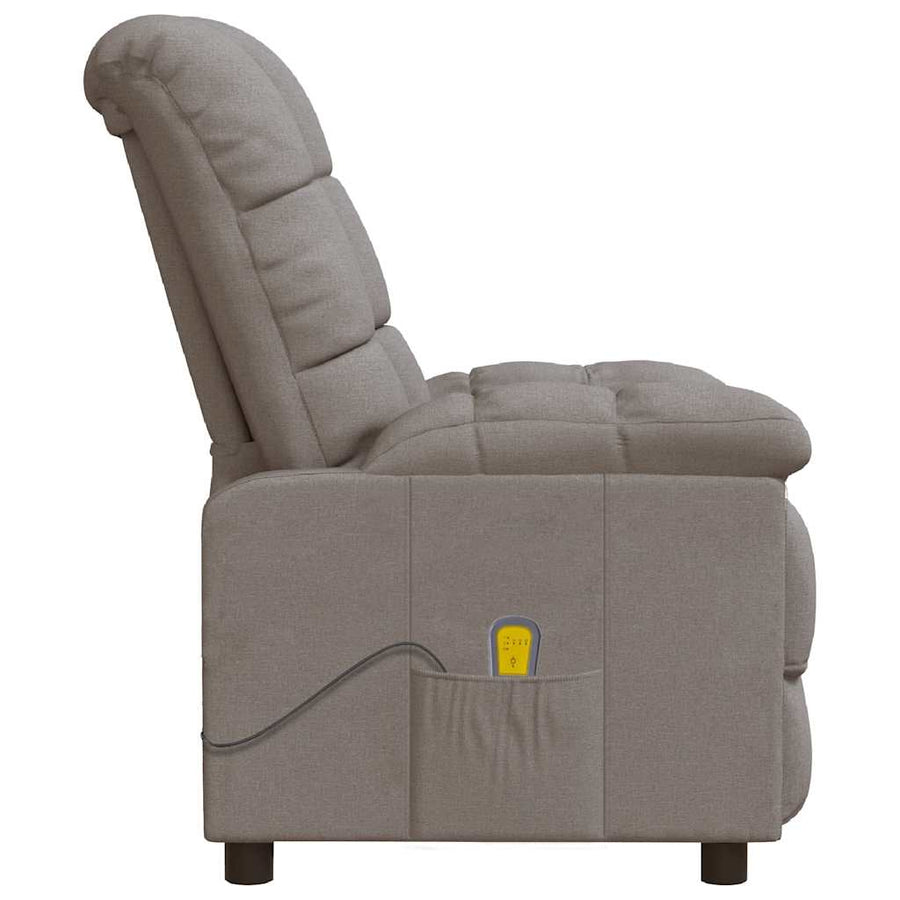 Massagestoel stof taupe