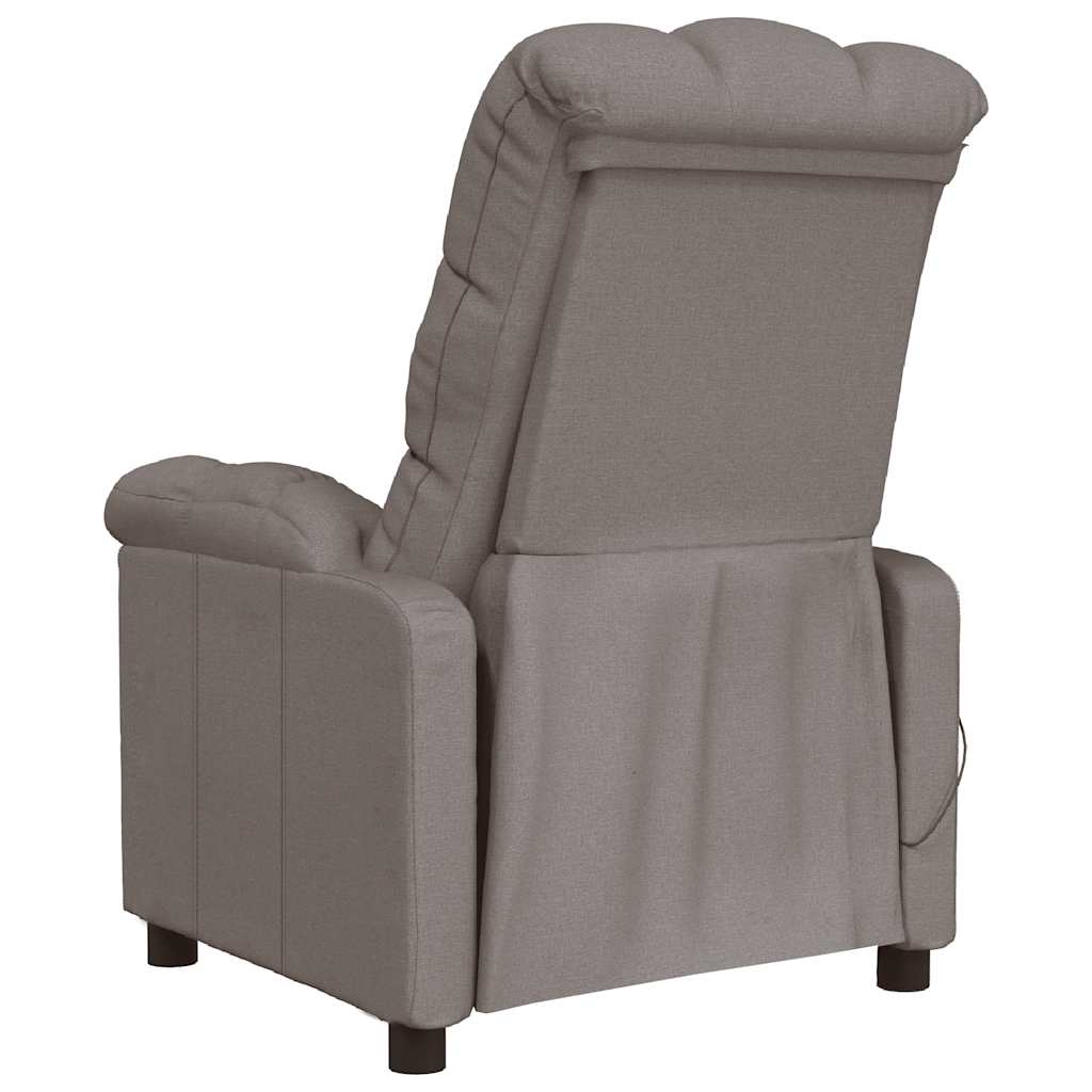 Massagestoel stof taupe