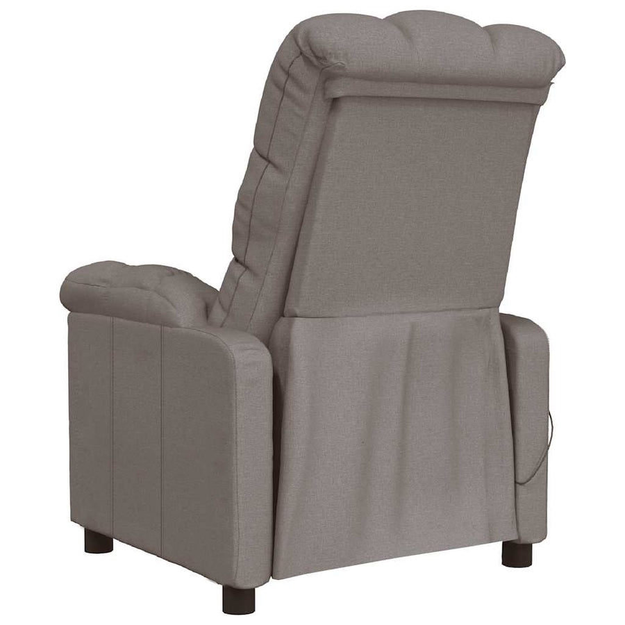 Massagestoel stof taupe