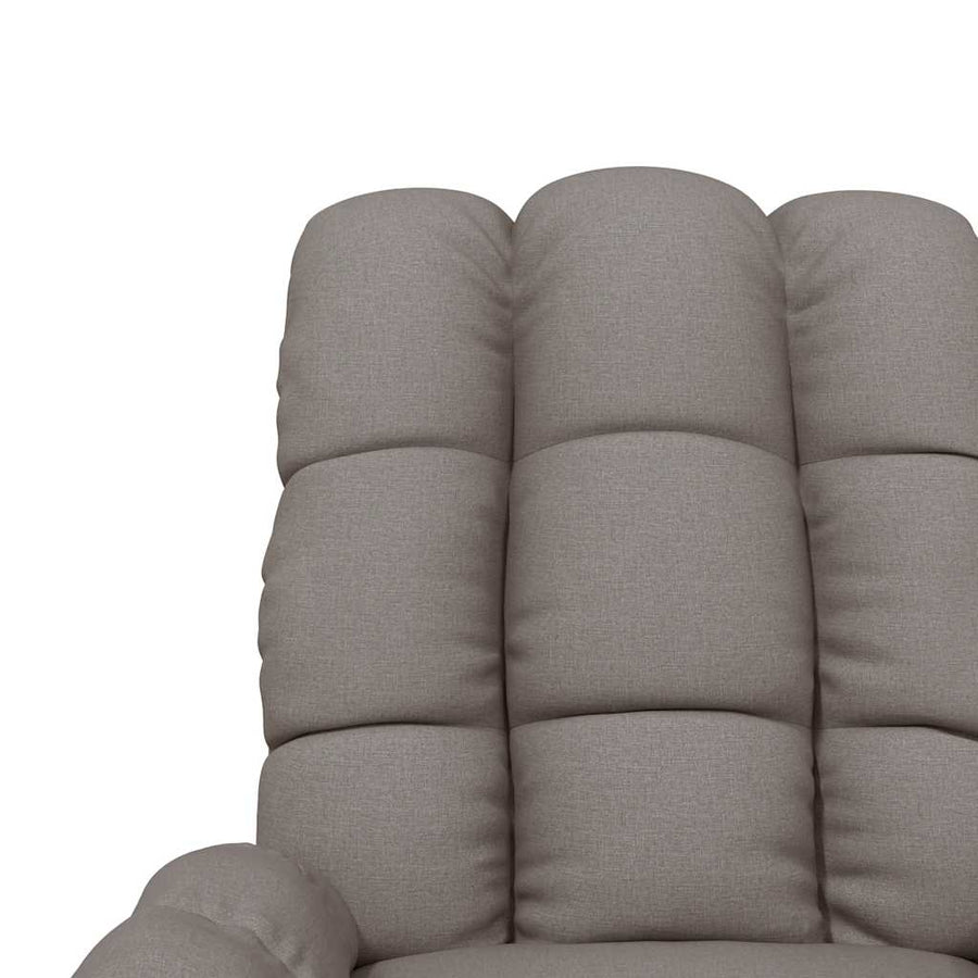 Massagestoel stof taupe