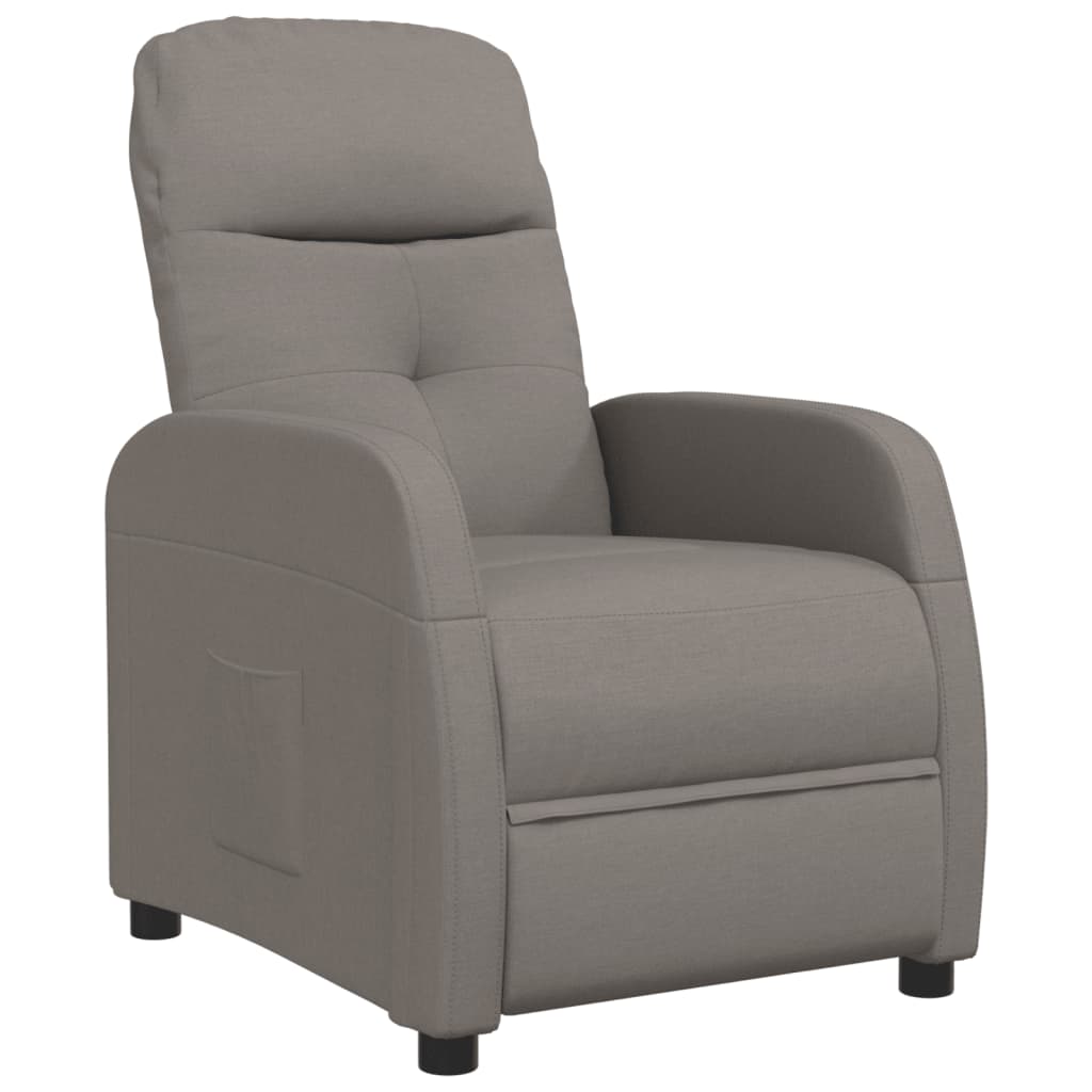Fauteuil Verstelbaar Stof Taupe 1