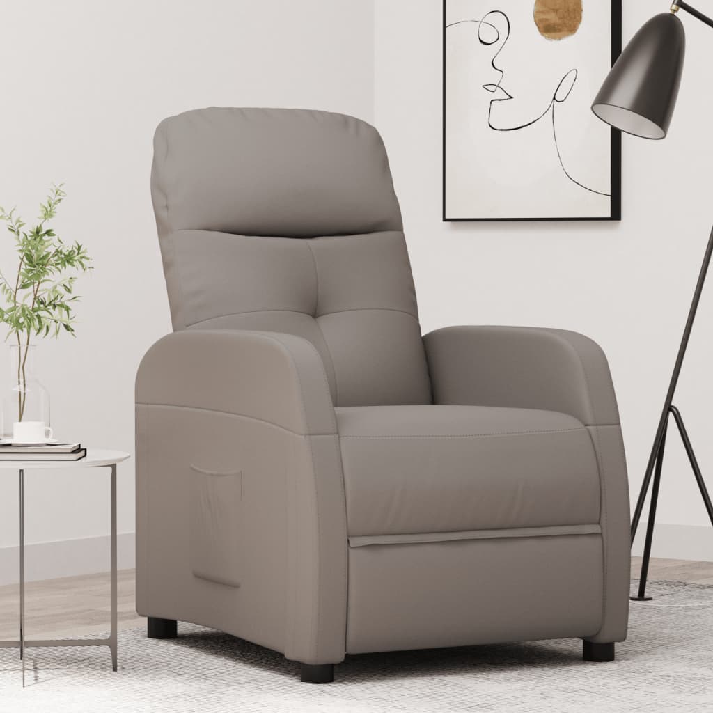 Fauteuil Verstelbaar Stof Taupe 1