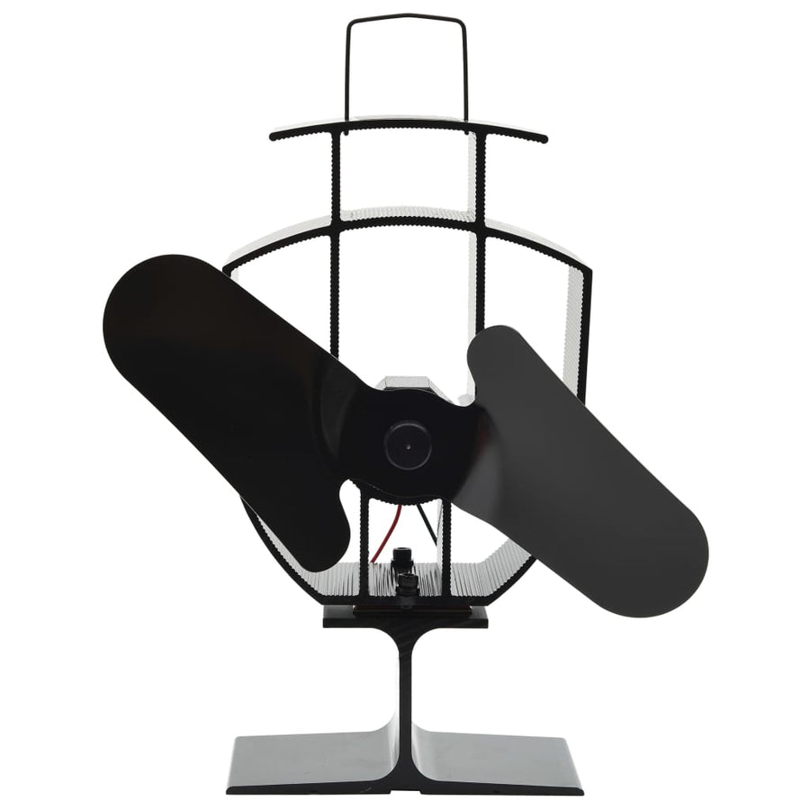 Kachelventilator Met 2 Vinnen Zwart 21 x 10,5 x 22,5 cm (2 vinnen)