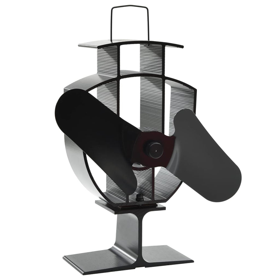 Kachelventilator Met 2 Vinnen Zwart 21 x 10,5 x 22,5 cm (2 vinnen)