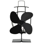 Kachelventilator Met 4 Vinnen Zwart 18 x 9,5 x 22,5 cm (4 vinnen)