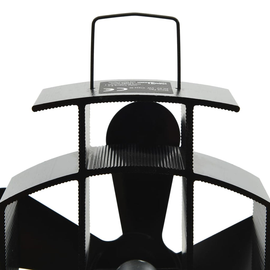 Kachelventilator Met 5 Vinnen Zwart 16,5 x 8 x 22,5 cm (5 vinnen)