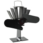 Kachelventilator Met 2 Vinnen Zwart 21 x 12,5 x 21,5 cm (2 vinnen)