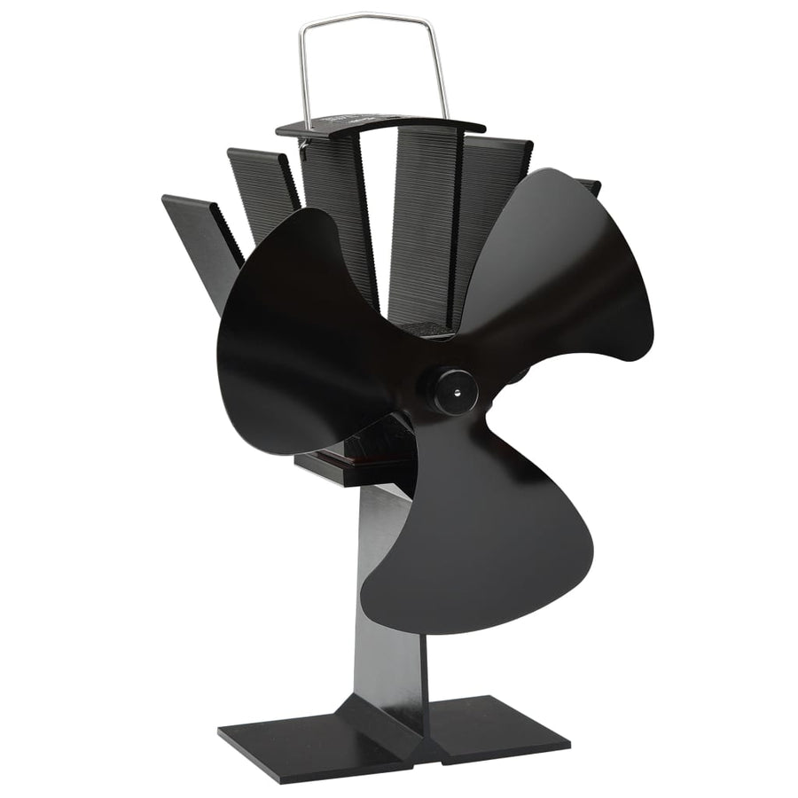 Kachelventilator Met 3 Vinnen Zwart 14,5 x 12 x 21,5 cm (3 vinnen)