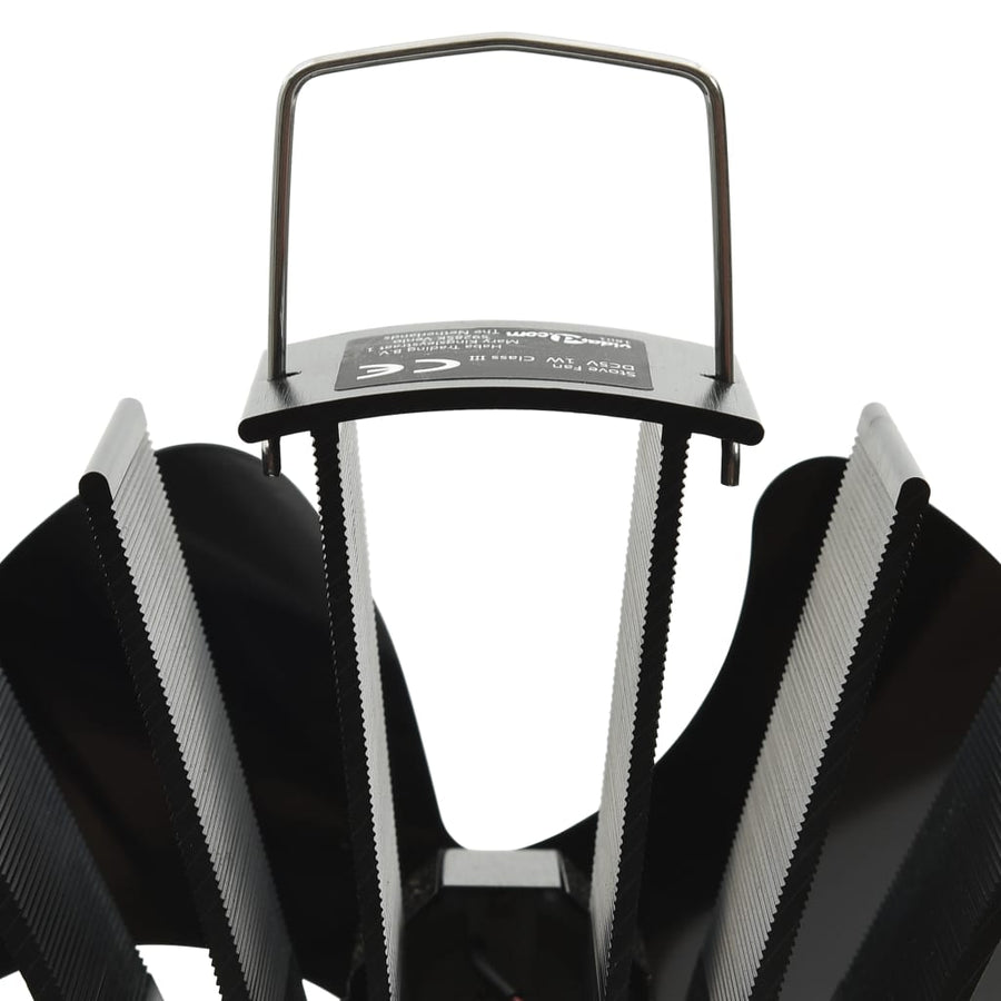 Kachelventilator Met 3 Vinnen Zwart 14,5 x 12 x 21,5 cm (3 vinnen)