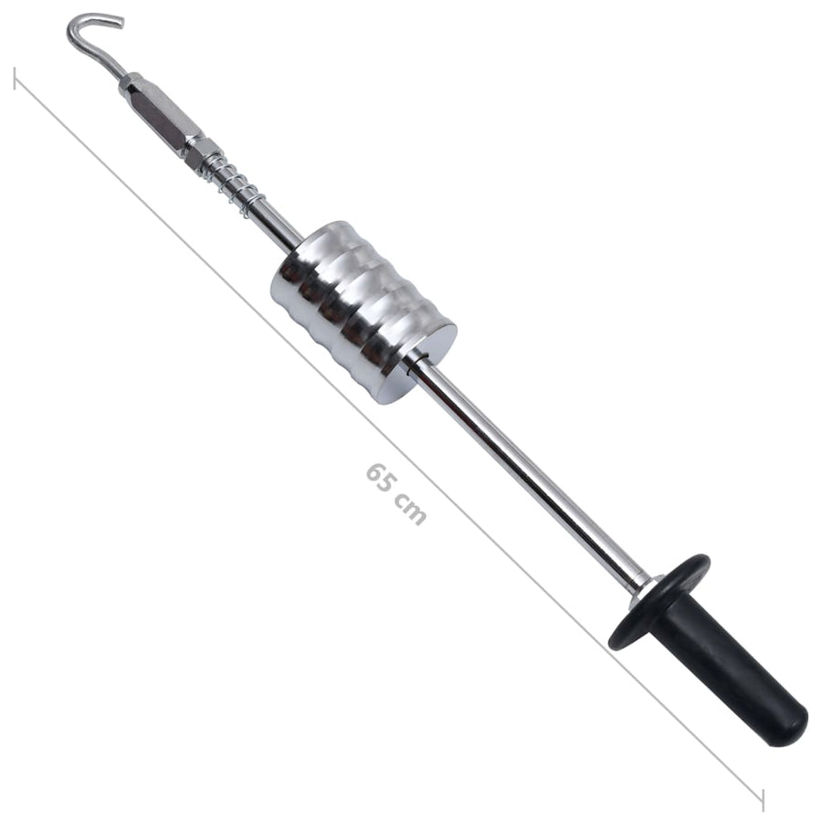 Schuifhamer met haak 65 cm koolstofstaal