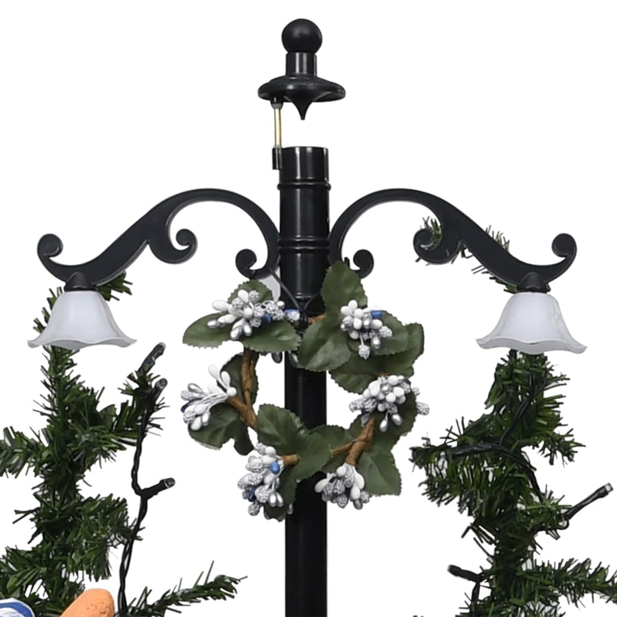 Kerstboom Sneeuwend Met Paraplubasis 75 Cm Pvc Blauw 75 x 60 cm